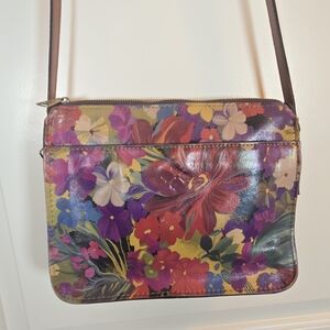 Patricia Nash Vibrant Floral Crossbody Bag